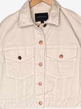 Banana Republic Cotton Cropped Jacket Small